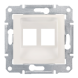 Накладка для розетки 2Мод Amp Mol Кат5Е 6Utp сл.кістка Schneider Electric Sedna, SDN4400623