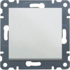 Выключатель 2-пол. белый, 10АХ/230В Hager Lumina-2, (WL0060)