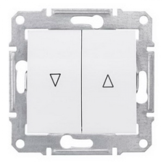 Выключатель для жалюзи с мех. блокировкой белый Sedna Schneider Electric, SDN1300321