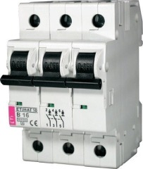 Автоматический выключатель ETIMAT 10 3p D 1,6А (10kA), ETI (2155707)