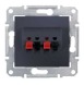 Аудиорозетка графит Sedna Schneider Electric, SDN5400170