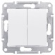 Выключатель 2-кл. белый Sedna Schneider Electric, SDN0300121, Белый