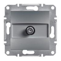 SAT РОЗЕТКА КІН А ASFORA СТАЛЬ, EPH3700162