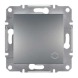 Переключатель 1кл. сталь Asfora Schneider electric, EPH0400162