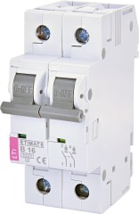 Автоматический выключатель ETIMAT 6 2p В 16А (6kA), ETI (2113516)