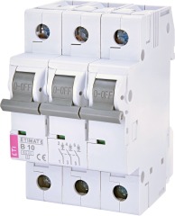 Автоматичний вимикач ETIMAT 6 3p B 10А (6kA), ETI (2115514)