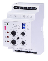 Реле контроля напряжения HRN-43 230V (3F, 2x16A_AC1) без нейтрали