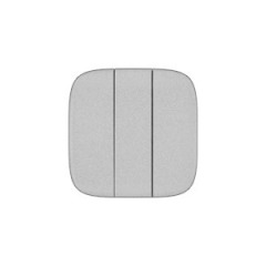 Клавиша выключателя 3-кл. алюминий Legrand Valena Allure (755037)