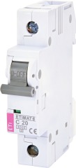 Автоматический выключатель ETIMAT 6 1p С 20А (6kA), ETI (2141517)