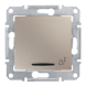 Кнопка "звонок" с подсветкой титан Sedna Schneider Electric, SDN1600468