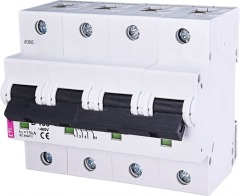 Автоматический выключатель ETIMAT 10 3p+N D 100A (15 kA), ETI (2156732)
