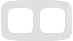 Рамка 2-я тиснение белое Legrand Valena Allure (754372)