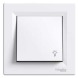 Кнопка 1кл. свет белый Asfora Schneider electric, EPH0900121