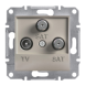 TV-SAT-SAT РОЗЕТКА КІН А ASFORA БРОНЗА, EPH3600169