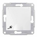 Розетка IP44 с заземлением с защитными шторками с крышкой белый Sedna Schneider Electric, SDN3100321