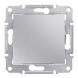 Вимикач 1-кл. 2-х полюсний 2300Вт алюміній Schneider Electric Sedna, SDN0200160