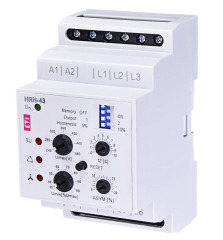 Реле контроля напряжения HRN-43 400V AC (3F, 2x16A_AC1) без нейтрали