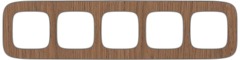Рамка 5-я орех Legrand Valena Allure (754465)