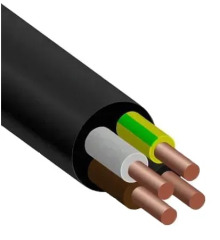 Кабель ВВГнгд 4х2.5 ЗЗЦМ отрез кратно 1м