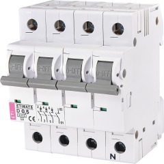 Автоматический выключатель ETIMAT 6 3p+N D 0,5А (6kA) (2165501)