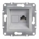Розетка компьютерна RJ45 алюміній Asfora Schneider electric, EPH4300161