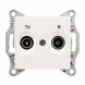 Розетка TV/R проходная 4dB сл.кость Sedna Schneider Electric, SDN3301823