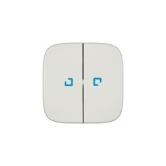 Клавиша выключателя 2-кл. с подсветкой жемчуг Legrand Valena Allure (755229)