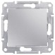 Переключатель 1-кл. 10А (2300Вт) алюминий Sedna Schneider Electric, SDN0400160