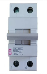 Load Break Switch SSQ 1100 "1-0-2", 1 pole, 100A