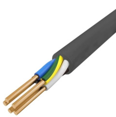 Кабель ВВГнгд 3х4 ЗЗЦМ відріз кратний 1м