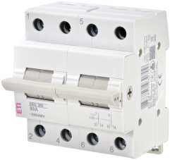 Переключатель нагрузки SSQ 280 "1-0-2", 2 полюса, 80А