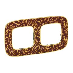 Рамка 2-я бароко пурпур Legrand Valena Allure (754442)