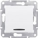 Выключатель перекрестный с подсветкой белый Sedna Schneider Electric, SDN0501121