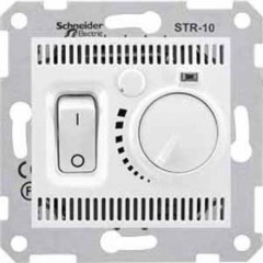 Термостат механический белый Sedna Schneider Electric, SDN6000121, Белый
