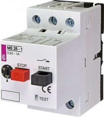 Автомат защиты двигателя MS25-1 , ETI (4600050)