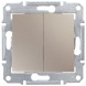 Перемикач 2-кл титан Schneider Electric Sedna, SDN0600168