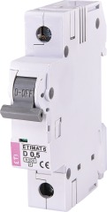 Автоматический выключатель ETIMAT 6 1p D 0,5A (6kA), ETI (2161501)