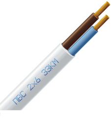 Провід ПВСм 2*6,0