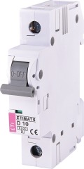 Автоматический выключатель ETIMAT 6 1p D 10A (6kA), ETI (2161514)