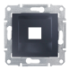 Накладка для розетки 1Мод Rdm Кат5Е 6 Utp графит Sedna Schneider Electric, SDN4300470