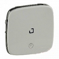 Клавіша вимикача світло+вентиляція алюміній Legrand Valena Allure (755217)