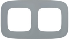 Рамка 2-я светлая сталь Legrand Valena Allure (755502)