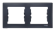 Рамка 2-постовая графит Sedna Schneider Electric, SDN5800370